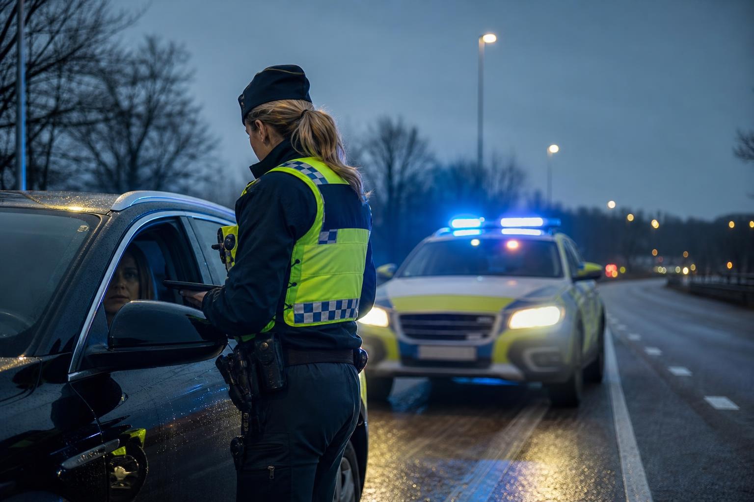 Kvinna misstänks för drograttfylleri efter polisstopp i Åstorp